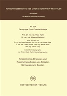 Theo Hahn - Kristallchemie, Strukturen und Phasenumwandlungen von Silikaten, Germanaten und Boraten