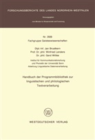 Jan Brustkern - Handbuch der Programmbibliothek zur linguistischen und philologischen Textverarbeitung