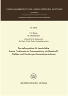Paul L Butzer, Paul L. Butzer - Darstellungssätze für beschränkte lineare Funktionale im Zusammenhang mit Hausdorff-, Stieltjes- und Hamburger-Momentenproblemen
