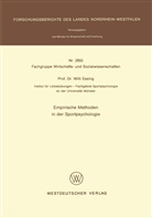 Willi Essing - Empirische Methoden in der Sportpsychologie