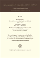 Martin H Schmidt, Martin H. Schmidt - Erarbeitung und Erprobung von Methoden zum Training reduzierter Intelligenzfunktionen bei Kindern mit schweren Körperbehinderungen, insbesondere Cerebralparesen