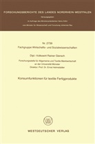 Rainer Giersch - Konsumfunktionen für textile Fertigprodukte