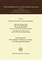Margre Falter, Margret Falter - Entwicklung eines EDV-gestützten Verfahrens zur Analyse von Fertigungsdurchlaufzeiten