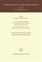 Botho Böhnke - Untersuchung der Verschmutzung des abfließenden Regenwassers