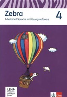 Bünstor, Eschenbac, Esp u a - Zebra, Neubearbeitung: 4. Schuljahr, Arbeitsheft Sprache mit CD-ROM