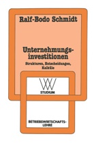Ralf-Bodo Schmidt - Unternehmungsinvestitionen