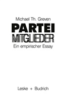 Michael Th Greven, Michael Th. Greven - Parteimitglieder