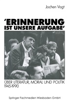 Jochen Vogt - 'Erinnerung ist unsere Aufgabe'