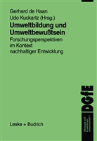 Gerhar de Haan, Gerhard De Haan, Kuckartz, Kuckartz, Udo Kuckartz - Umweltbildung und Umweltbewußtsein