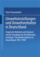 Peter Preisendörfer - Umwelteinstellungen und Umweltverhalten in Deutschland