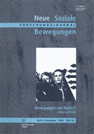 Ansga Klein, Ansgar Klein, Hans-Jose Legrand, Hans-Josef Legrand, Thomas Leif - Forschungsjournal Neue Soziale Bewegungen