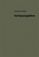 Ferdinand Aloys Hermens - Verfassungslehre