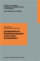 Hask Hüning, Hasko Hüning - Großbetrieblicher Dienstleistungssektor in den neuen Bundesländern