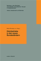 Martin u. a. Brussig, Martin u.a. Brussig, Marti u a Brussig, Martin u a Brussig - Kleinbetriebe in den neuen Bundesländern