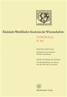 Dieter Stöffler - Geologie der terrestrischen Planeten und Monde. Der Beta-Zerfall der Atomkerne und das Alter des Universums