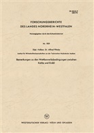 Alfred Plitzko - Bemerkungen zu den Wettbewerbsbedingungen zwischen Kohle und Erdöl