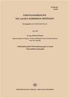 Reinhard Bressler - Untersuchung des Wärmeüberganges in einem Dünnschichtverdampfer