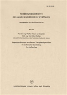 Walther Meyer zur Capellen - Lagenzuordnungen an ebenen Viergelenkgetrieben in analytischer Darstellung