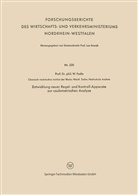 Walter Maximilian Fuchs - Entwicklung neuer Regel- und Kontroll-Apparate zur coulometrischen Analyse