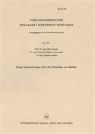 Otto Kienzle - Einige Untersuchungen über das Schneiden von Blechen