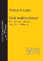 William P Alston, William P. Alston - Gott wahrnehmen