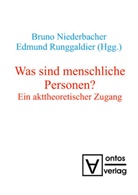 Brun Niederbacher, Bruno Niederbacher, Runggaldier, Runggaldier, Edmund Runggaldier - Was sind menschliche Personen?