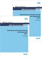 DI Deutsches Institut für Normung e, Deutsches Institut für Normung e. V. (DIN), DIN e.V., DIN e.V. (Deutsches Institut für Normung), DI e V - Erkundung und Untersuchung des Baugrunds, 2 Bde.