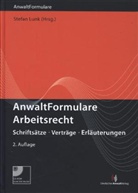 Stefa Lunk, Stefan Lunk - AnwaltFormulare Arbeitsrecht, m. CD-ROM