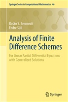 Bo Ko S. Jovanovi, Bo¿ko S. Jovanovi¿, Bosko Jovanovic, Bosko S Jovanovic, Bosko S. Jovanovic, Boško S. Jovanović... - Analysis of Finite Difference Schemes