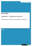 Cory Contini - Qualitative Quantative Research