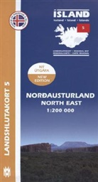 Island - Landshlutakort Nordausturland (Nordosten)