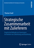 Thomas Clauß - Strategische Zusammenarbeit mit Zulieferern