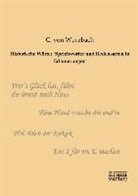 C. von Wurzbach, C von Wurzbach, Constantin Von Wurzbach - Historische Wörter, Sprichwörter und Redensarten in Erläuterungen