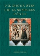 Joachi Zdrenka, Joachim Zdrenka - Die Inschriften des Landkreises Rügen