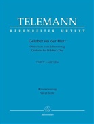 Georg Philipp Telemann, Andreas (Arrangeur) Köhs, Ute Poetzsch - Gelobet sei der Herr, der Gott Israel TVWV 1:602/1216, Klavierauszug