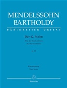 Felix Mendelssohn Bartholdy, John Michael Cooper - Psalm 42 op. 42, Klavierauszug vom Komponisten