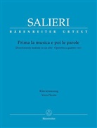 Antonio Salieri, Thomas Betzwieser, Karl-Heinz (Arrangeur) Müller - Prima la musica e poi le parole, Klavierauszug