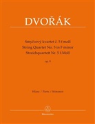 Antonin Dvorak, Antonín Dvorák, Jarmil Burghauser - Streichquartett Nr. 5 f-Moll op. 9 / Smycový kvartet . 5 f moll op. 9, Stimmen