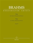 Johannes Brahms, Christopher Hogwood - Trio für Violine, Violoncello und Klavier op. 87, Partitur und Stimmen