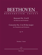 Ludwig van Beethoven, Jonathan Del Mar - Konzert Nr. 2 in B für Klavier und Orchester op. 19, Partitur
