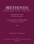 Ludwig van Beethoven, Jonathan Del Mar - Konzert Nr. 2 in B für Klavier und Orchester op. 19, Klavierauszug
