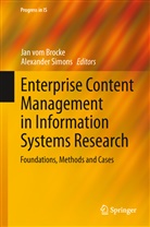 SIMONS, Simons, Alexander Simons, Jan vom Brock, Ja vom Brocke, Jan vom Brocke - Enterprise Content Management in Information Systems Research