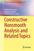 Mikhail Batsyn, Mikhail V. Batsyn, Vladimir Demyanov, Vladimir F. Demyanov, Vladimir F. Dem'yanov, Pano M Pardalos... - Constructive Nonsmooth Analysis and Related Topics