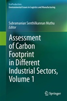 Subramanian S. Muthu, Subramanian Senthilkannan Muthu, Subramania Senthilkannan Muthu, Subramanian Senthilkannan Muthu - Assessment of Carbon Footprint in Different Industrial Sectors, Volume 1