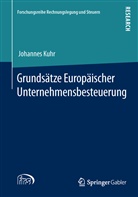 Johannes Kuhr - Grundsätze Europäischer Unternehmensbesteuerung