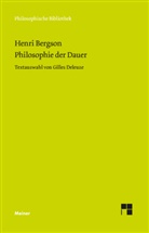 Henri Bergson, Gille Deleuze, Gilles Deleuze - Philosophie der Dauer