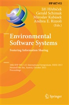 Ji í H ebí ek, Ji¿í H¿ebí¿ek, Jiri Hrebicek, Jirí Hrebícek, Jiří Hřebíček, Miroslav Kubásek... - Environmental Software Systems. Fostering Information Sharing
