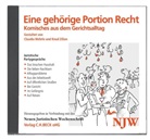 Claudia Wehrle, Knud Zilian - Eine gehörige Portion Recht, Audio-CD (Hörbuch)
