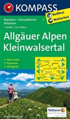 KOMPASS-Karten GmbH - Kompass Karten: Allgäuer Alpen - Kleinwalsertal 1:50 000