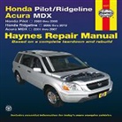 Editors Of Haynes Manuals, Editors of Haynes Manuals, Haynes Manuals (COR) - Haynes Repair Manual - Honda Pilot/ridgeline, Acura Mdx